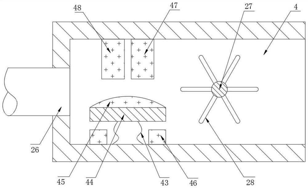 Coloring device for colored spun yarn processing and processing method thereof