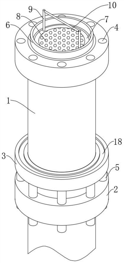 Construction waste treatment device with split type transfer mechanism for building construction