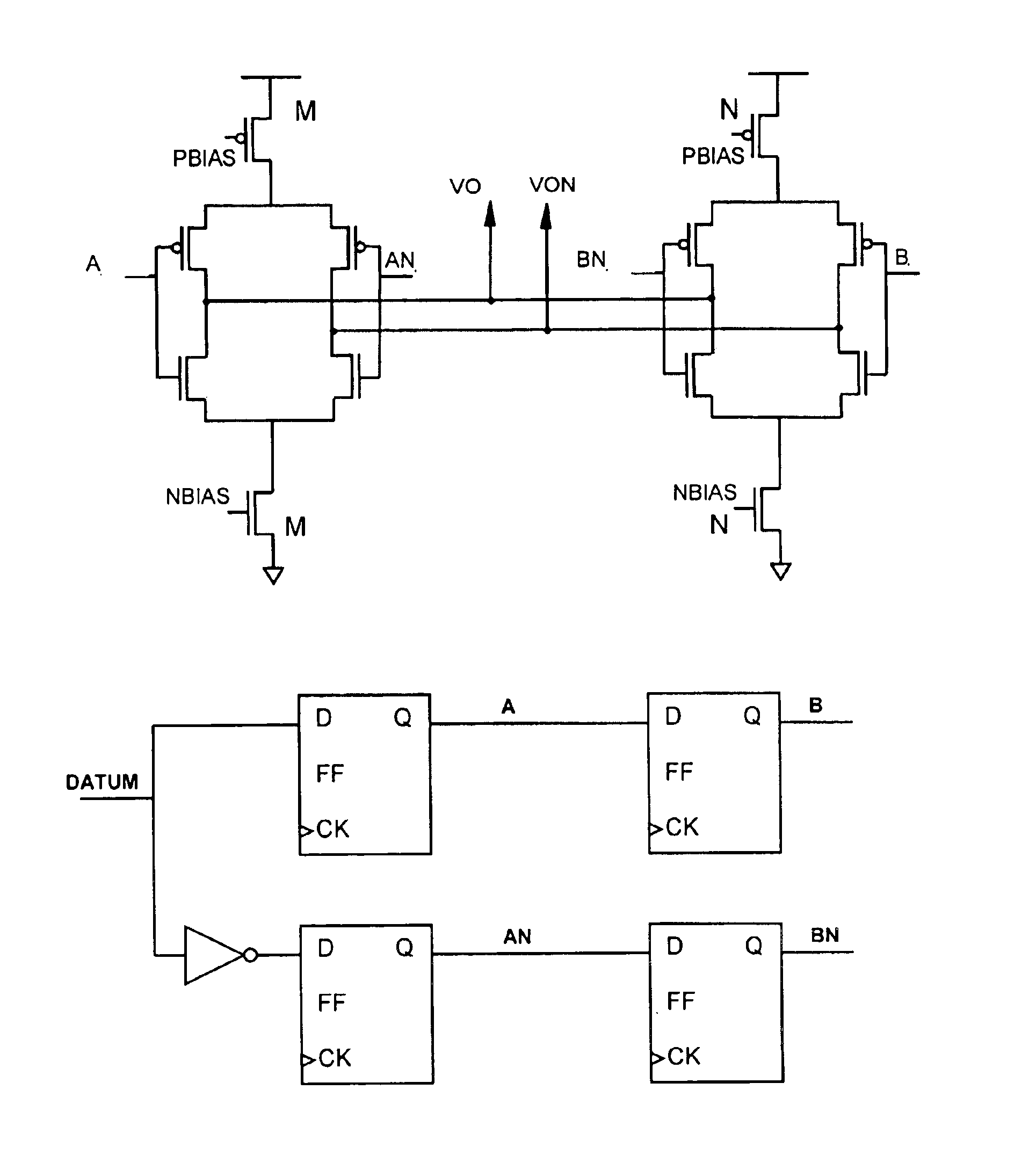 Method and amplification circuit with pre-emphasis