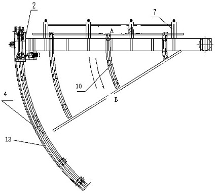 Dual-drive arc-shaped transmission device