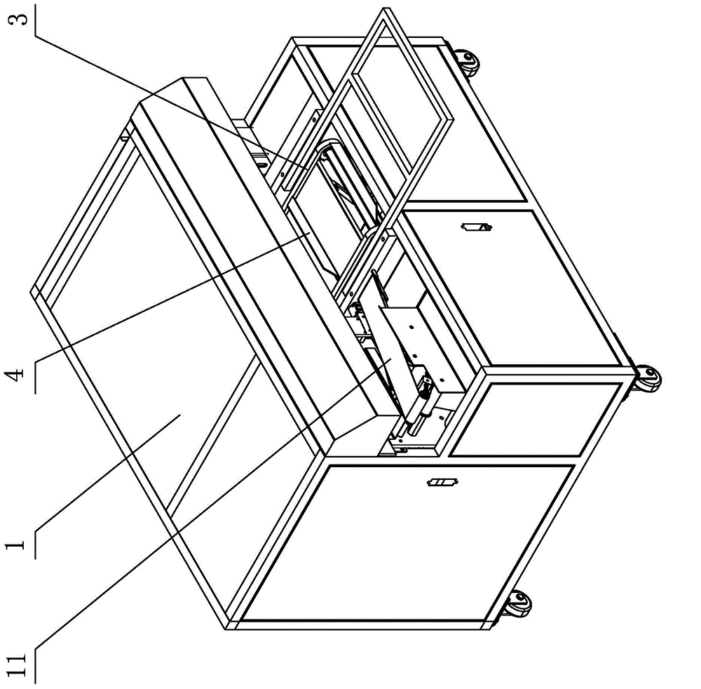 Automatic tray-arranging machine for moon cakes and pastries