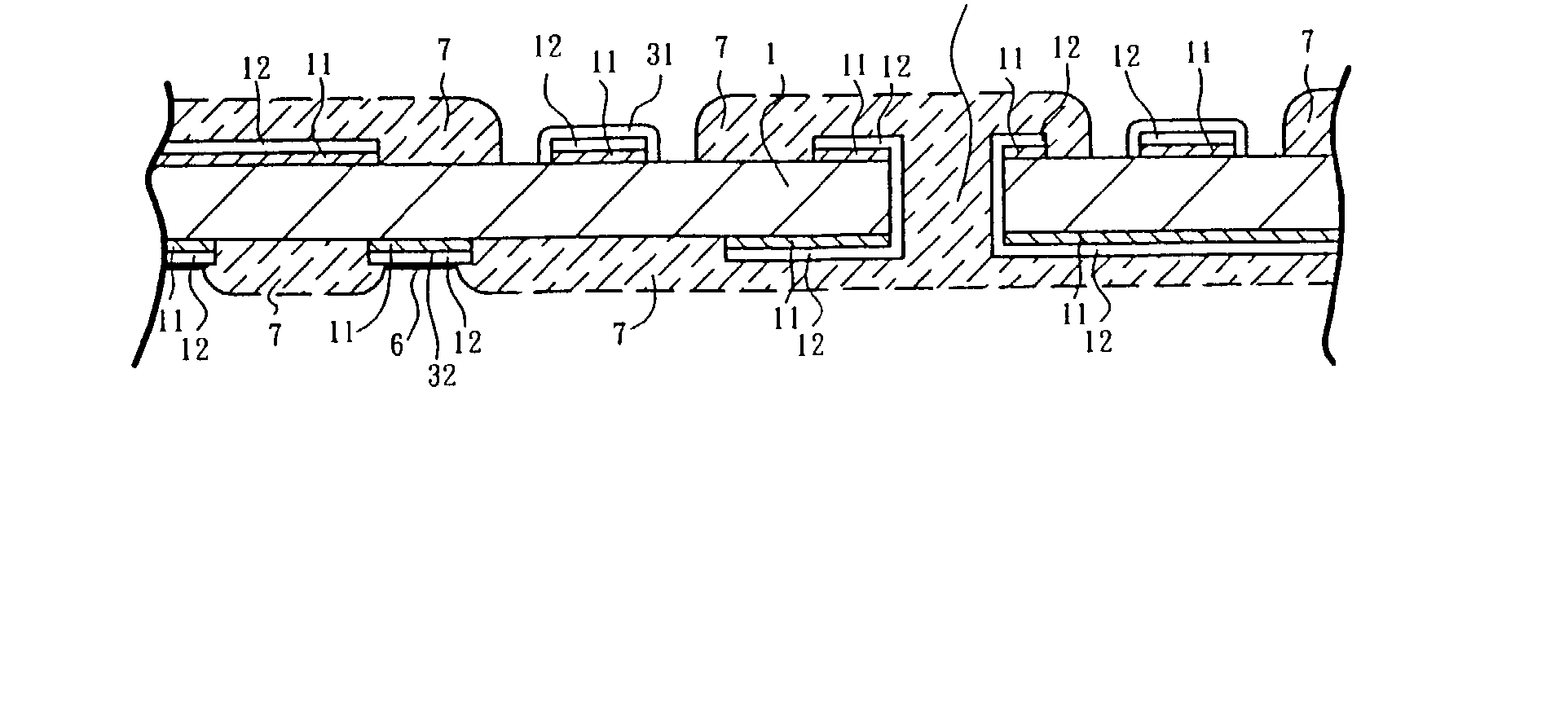 Method of metal electro-plating for IC package substrate