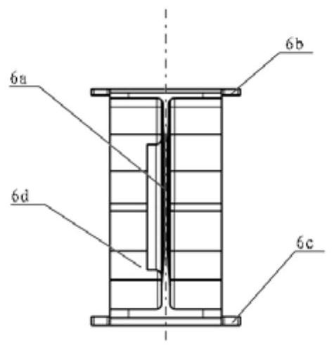 Composite material long beam strength test device