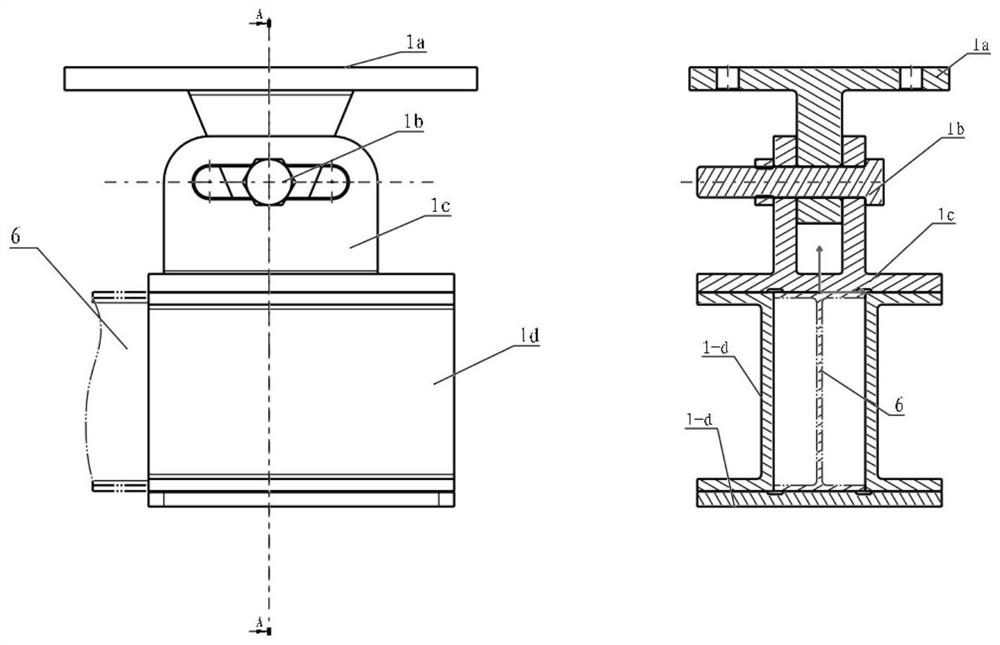 Composite material long beam strength test device