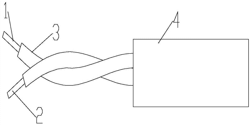 A passive temperature sensing element