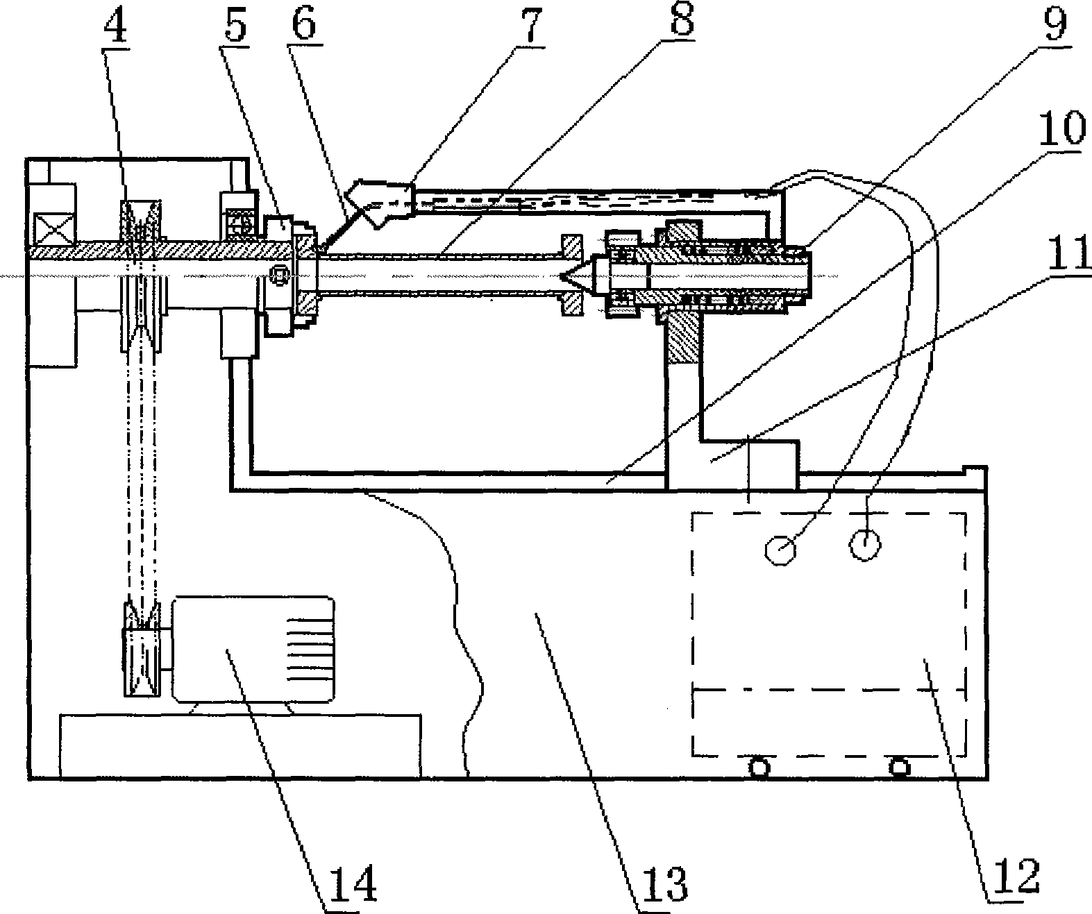 Self-melting and welding method for hydraulic oil tube