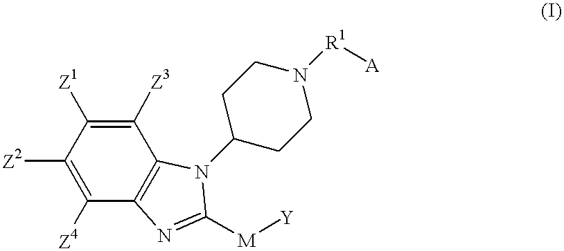 Benzimidazole compounds as ORL1-receptor agonists