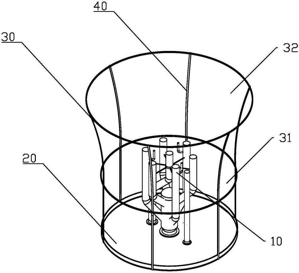 Flare tower with isolation cover