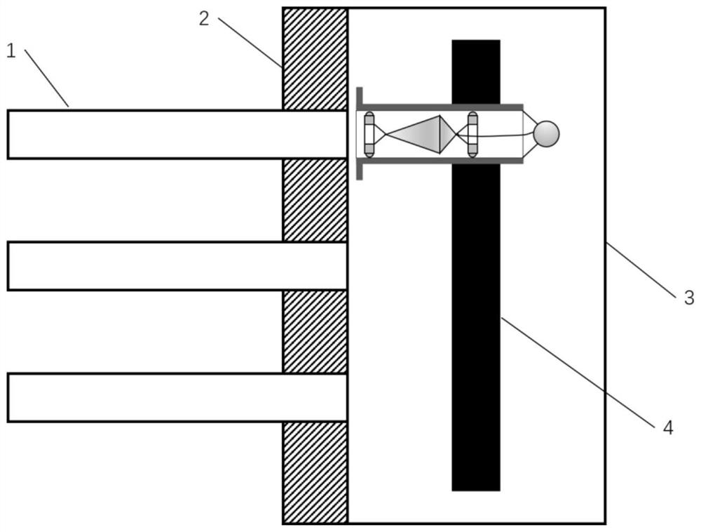 Condenser heat transfer tube cavitation jet cleaning device and cleaning method thereof