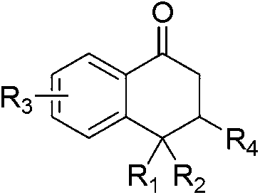 Synthesis method of 2-tetralone derivative