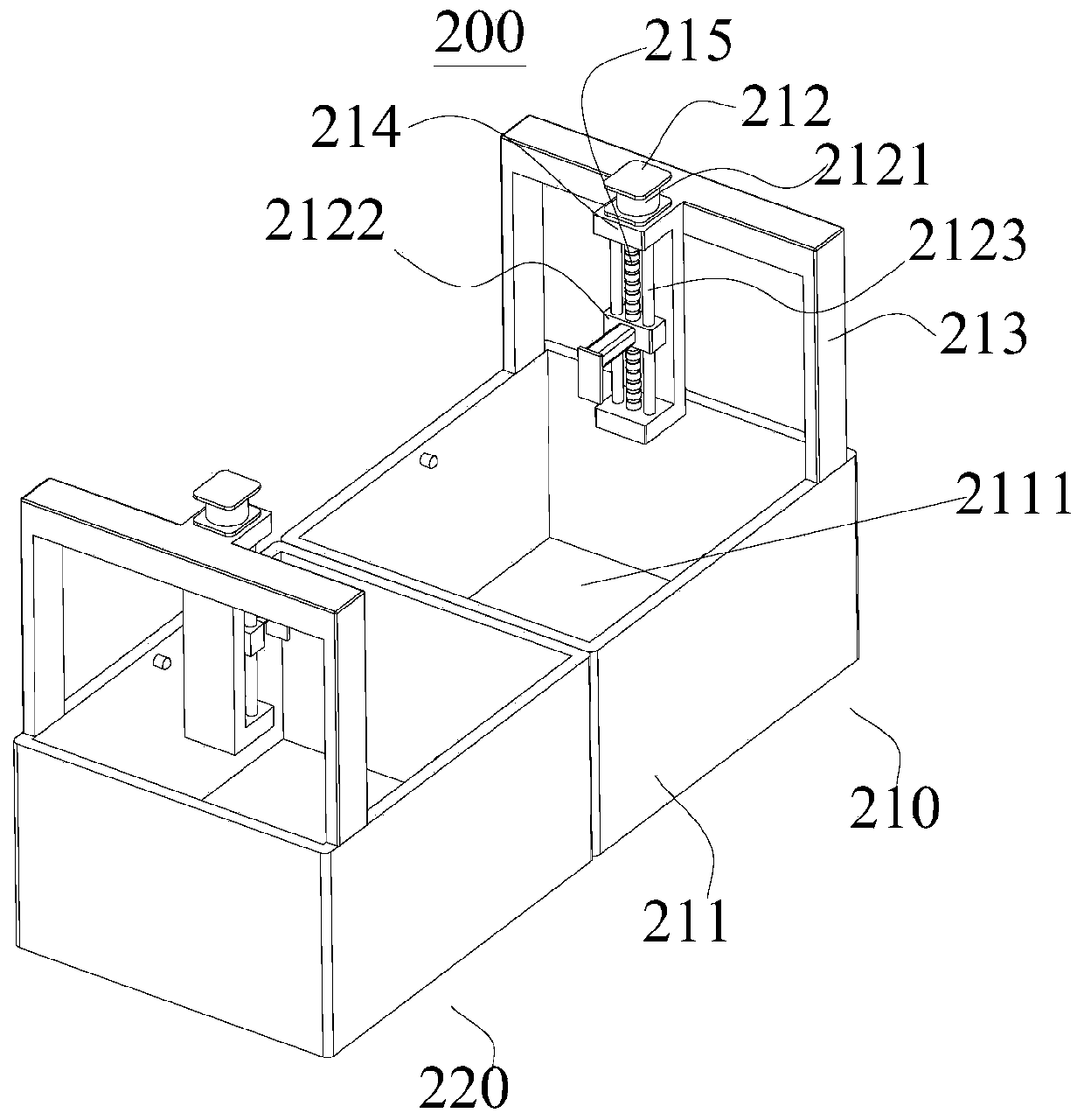 Gradient color electroplating equipment and method