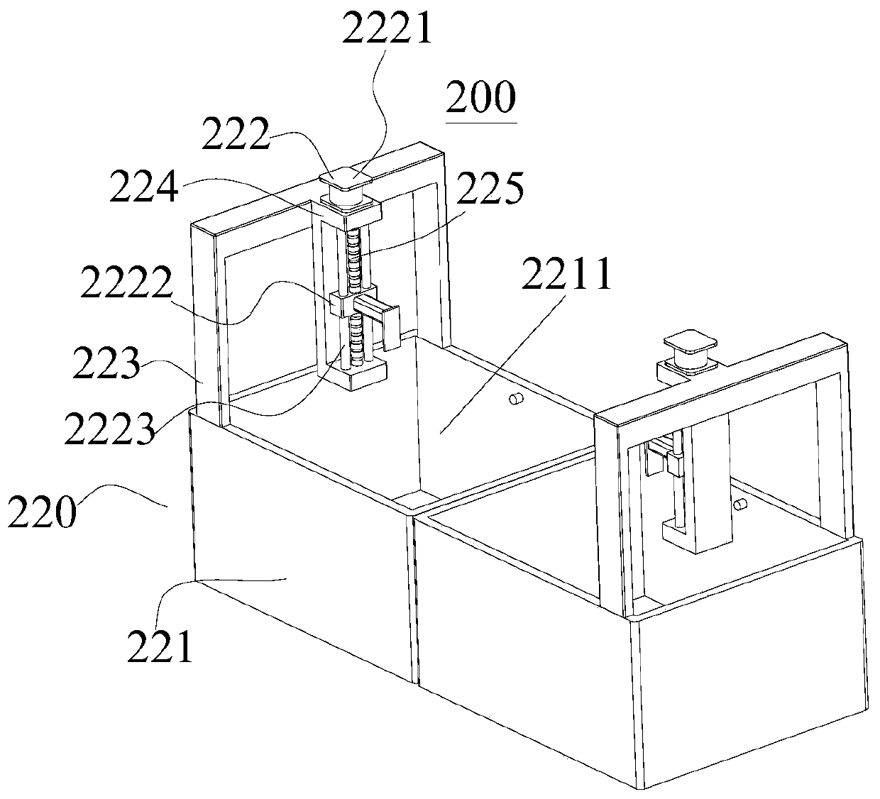 Gradient color electroplating equipment and method