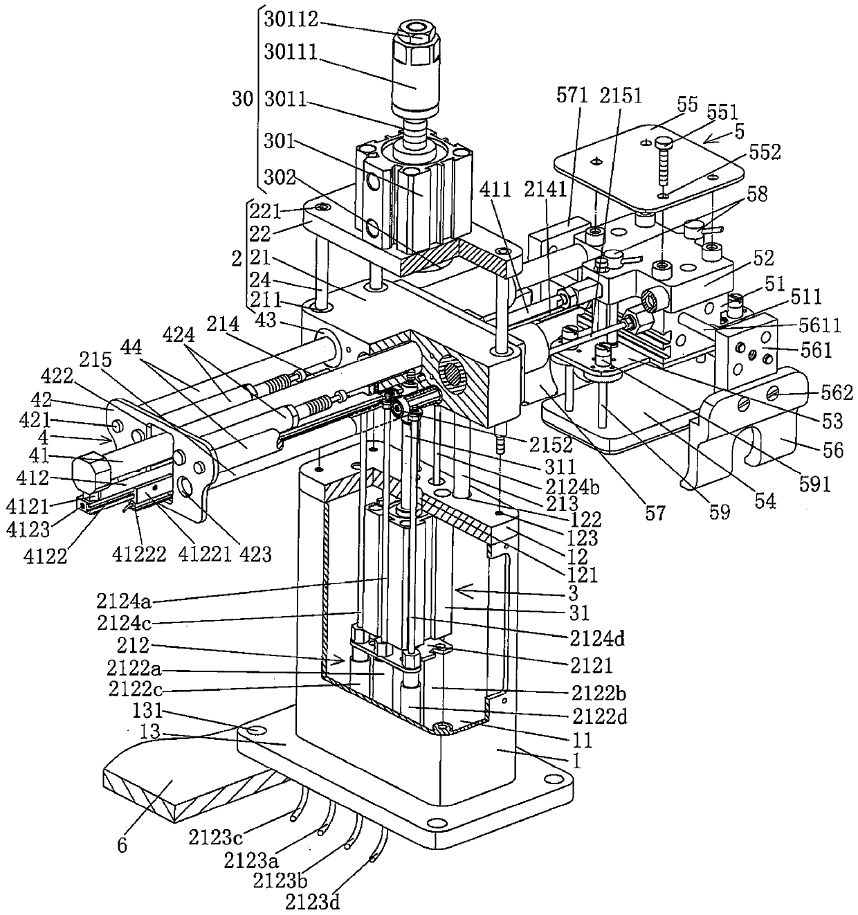 Final welding station workpiece clamping manipulator for automatic ultrasonic welding