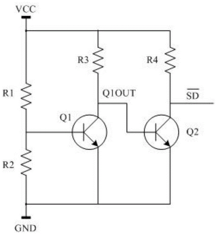 A circuit for eliminating the pop sound when the audio power amplifier is turned off