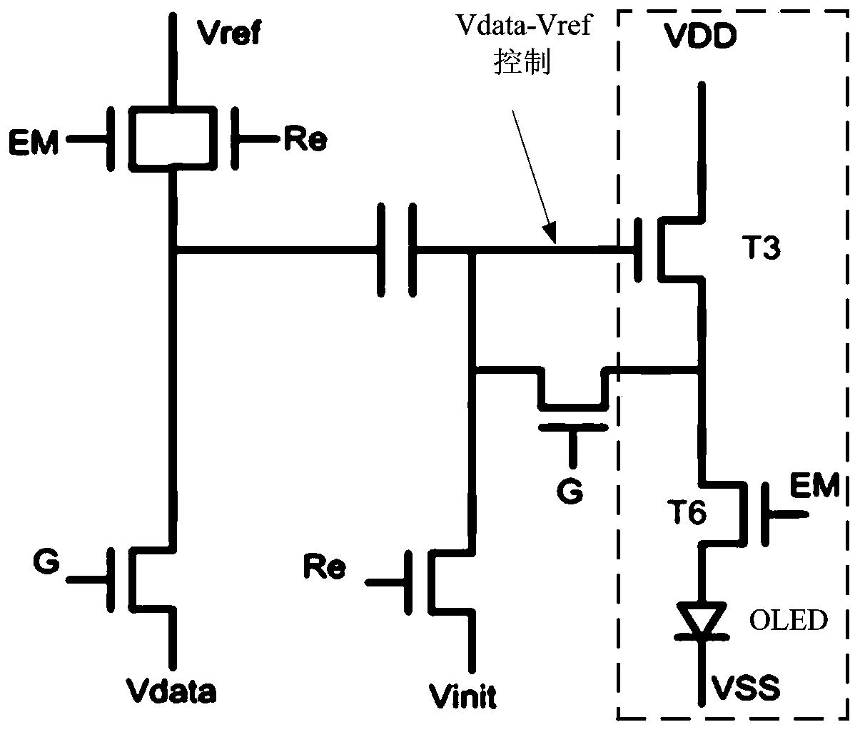 Method and system for lifetime aging of organic light emitting diodes oled