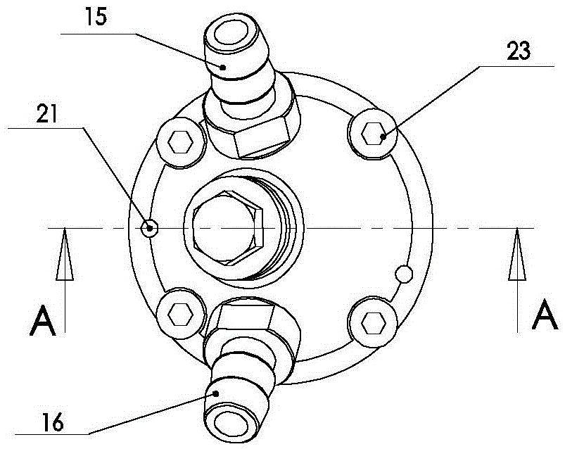 A spherical compressor anti-jamming power mechanism