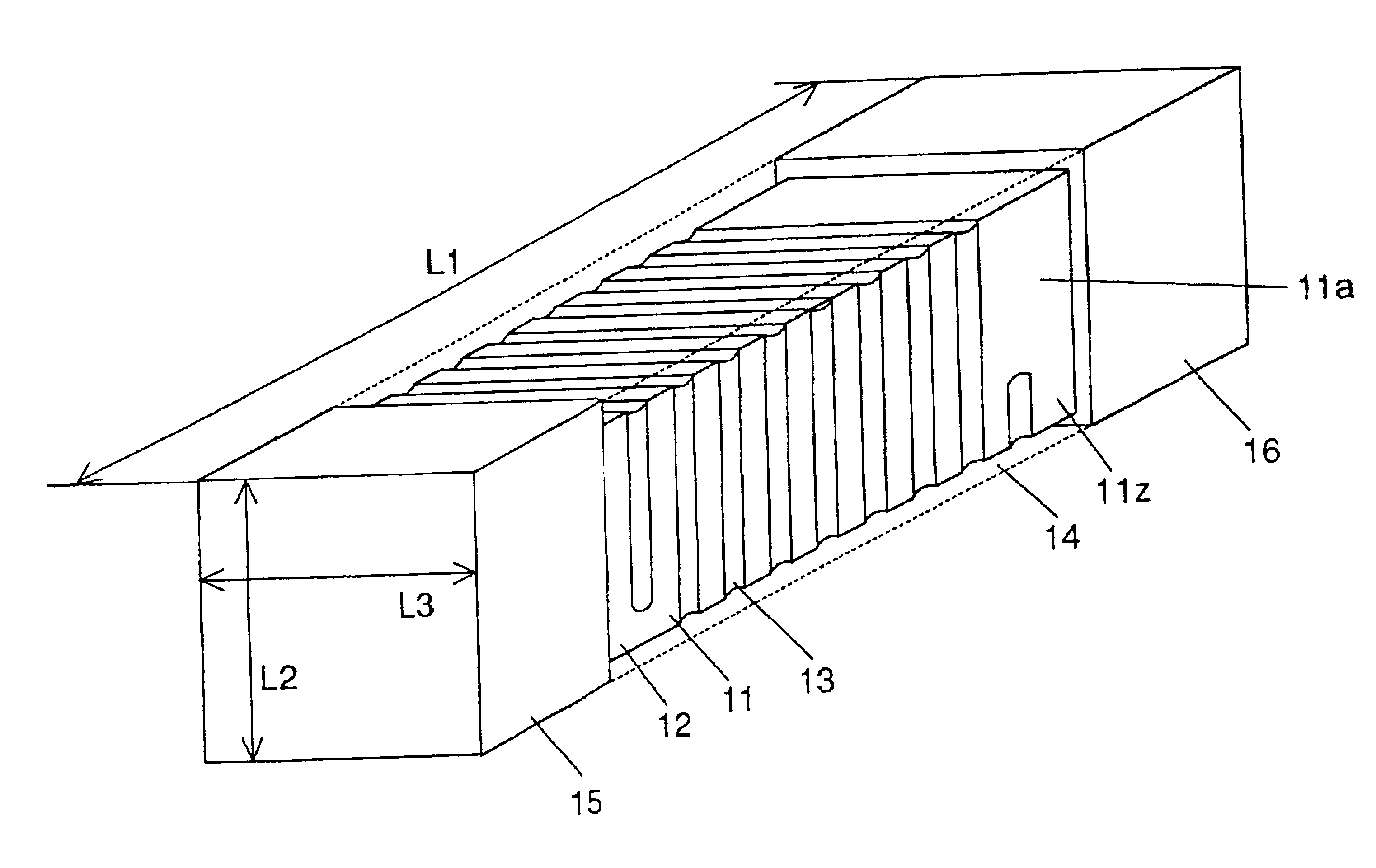Chip antenna, radio communications terminal and radio communications system using the same and method for production of the same