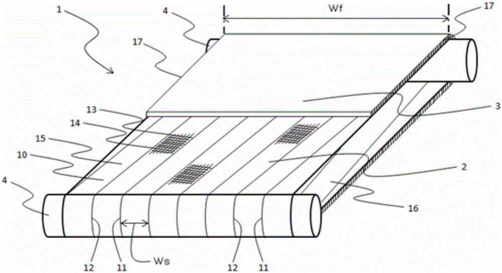 Papermaking felt and method for producing same