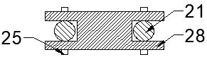 Chemical instrument capable of being stably clamped and placed and used for heating reaction