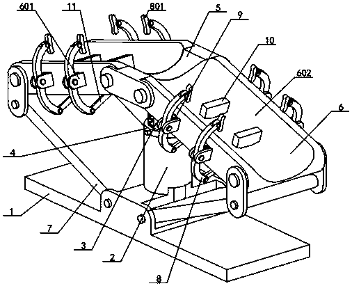 Leg nursing supporting device for operating room