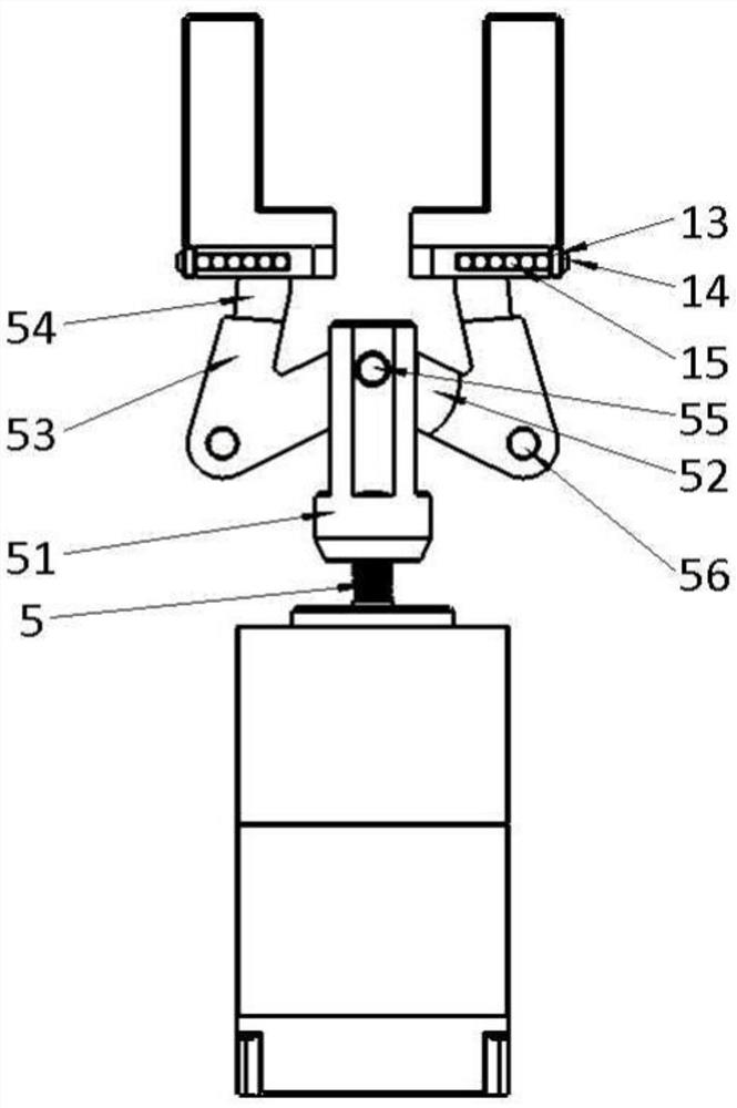 Electric mechanical gripper with self-locking function and method for judging article clamping of electric mechanical gripper