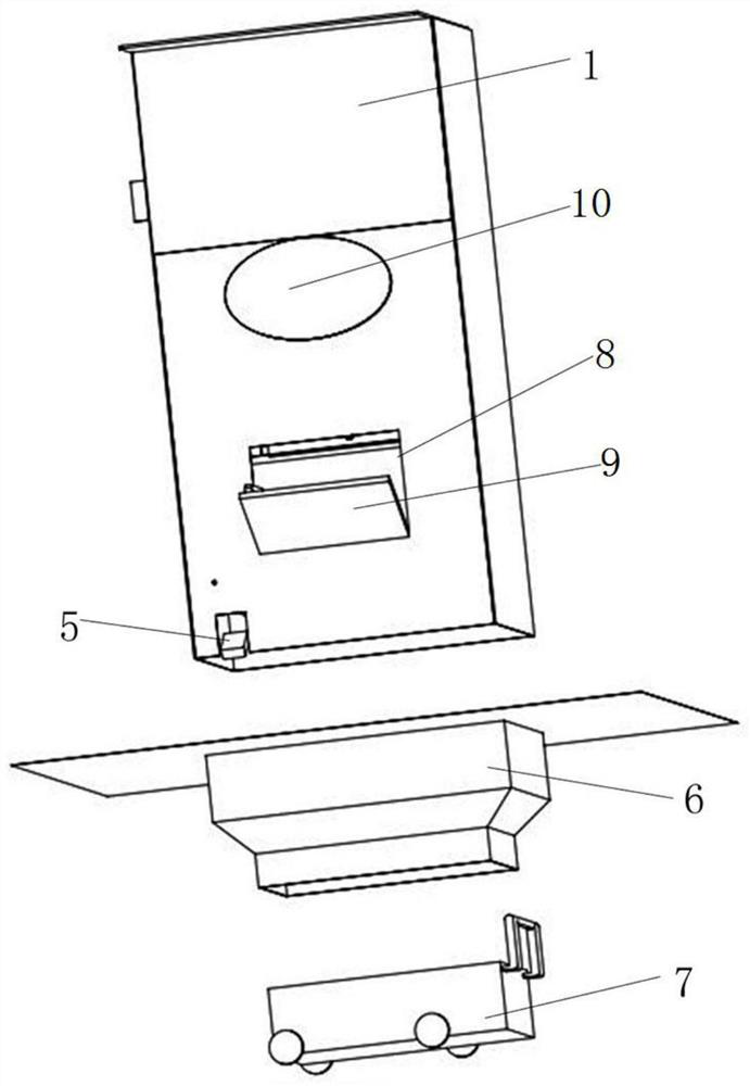 Household garbage throwing intelligent equipment and control system thereof