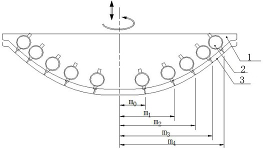 A visualization method and device for measuring the accuracy of microwave reflecting surfaces