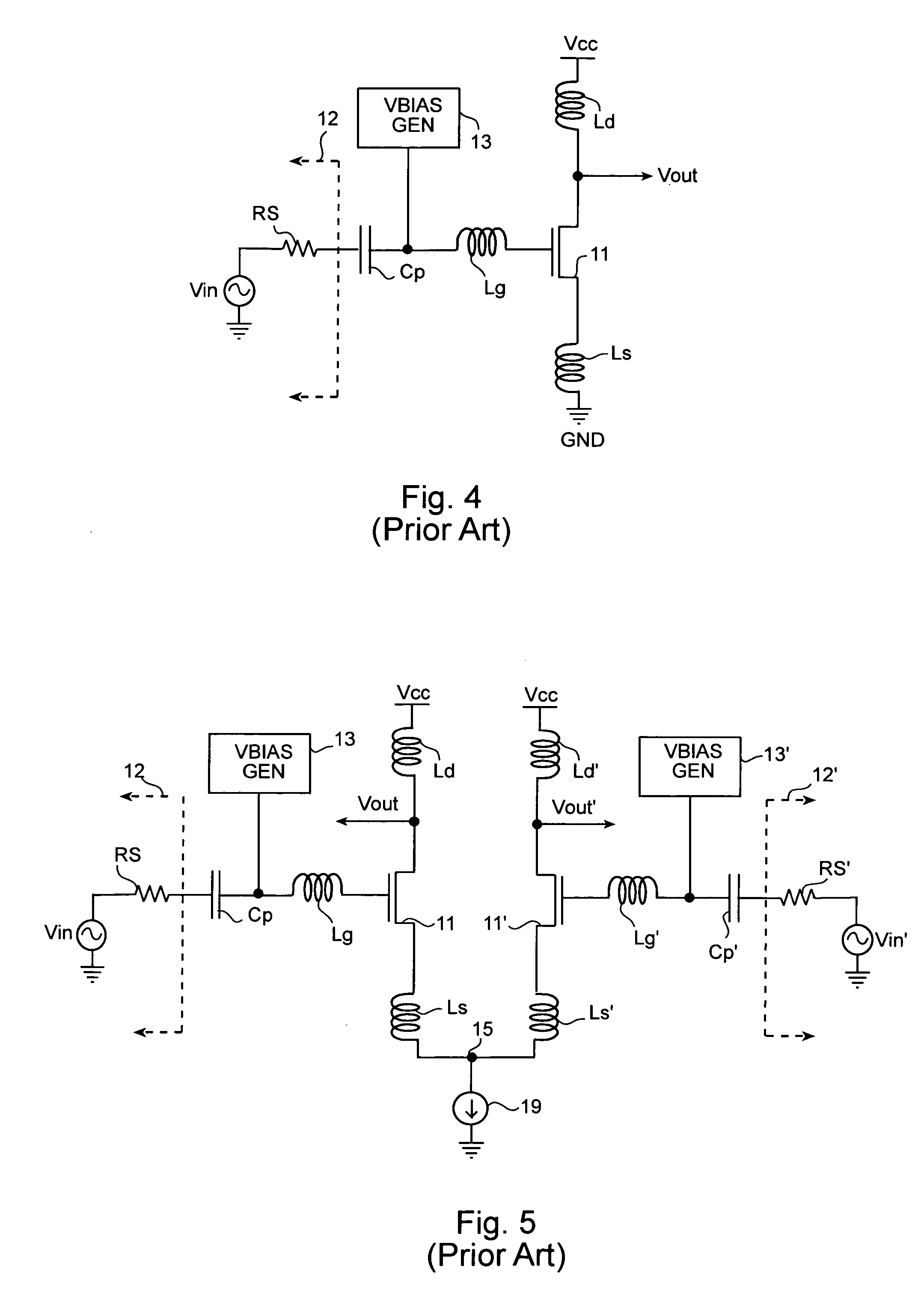 Neutralization Techniques for differential low noise amplifiers