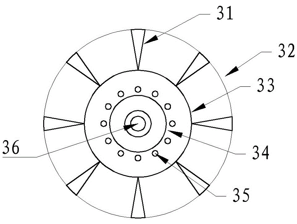 Air suction type grinder for polygonum cuspidatum