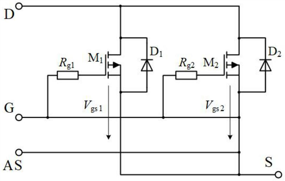 Drive circuit suitable for parallel connection of SiC MOSFET