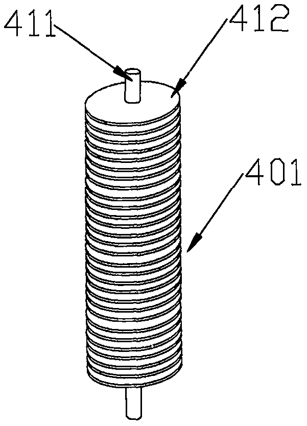 Breakage-proof displaying and packaging structure for string-shaped food