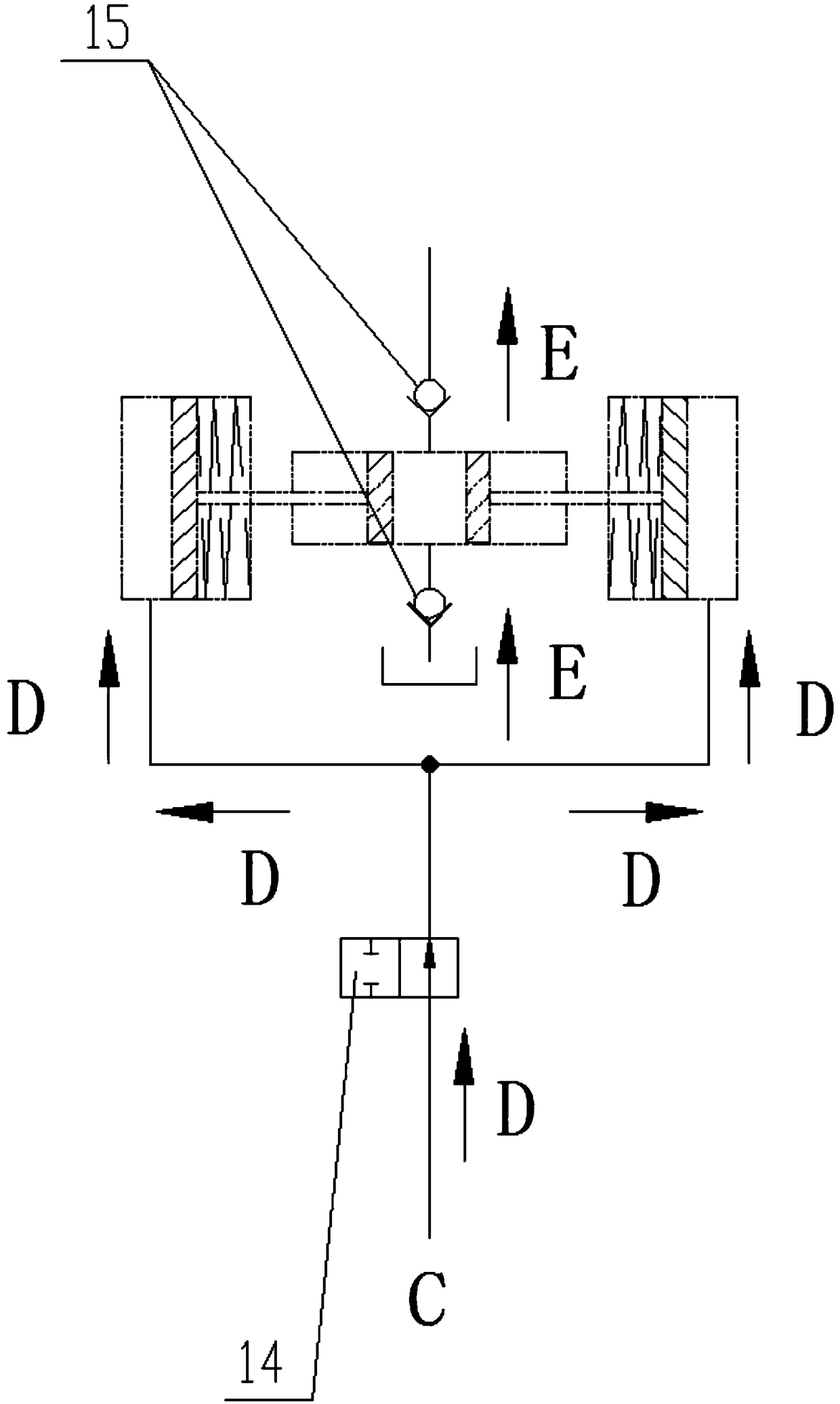 Pneumatic Opposite Action Piston Pump