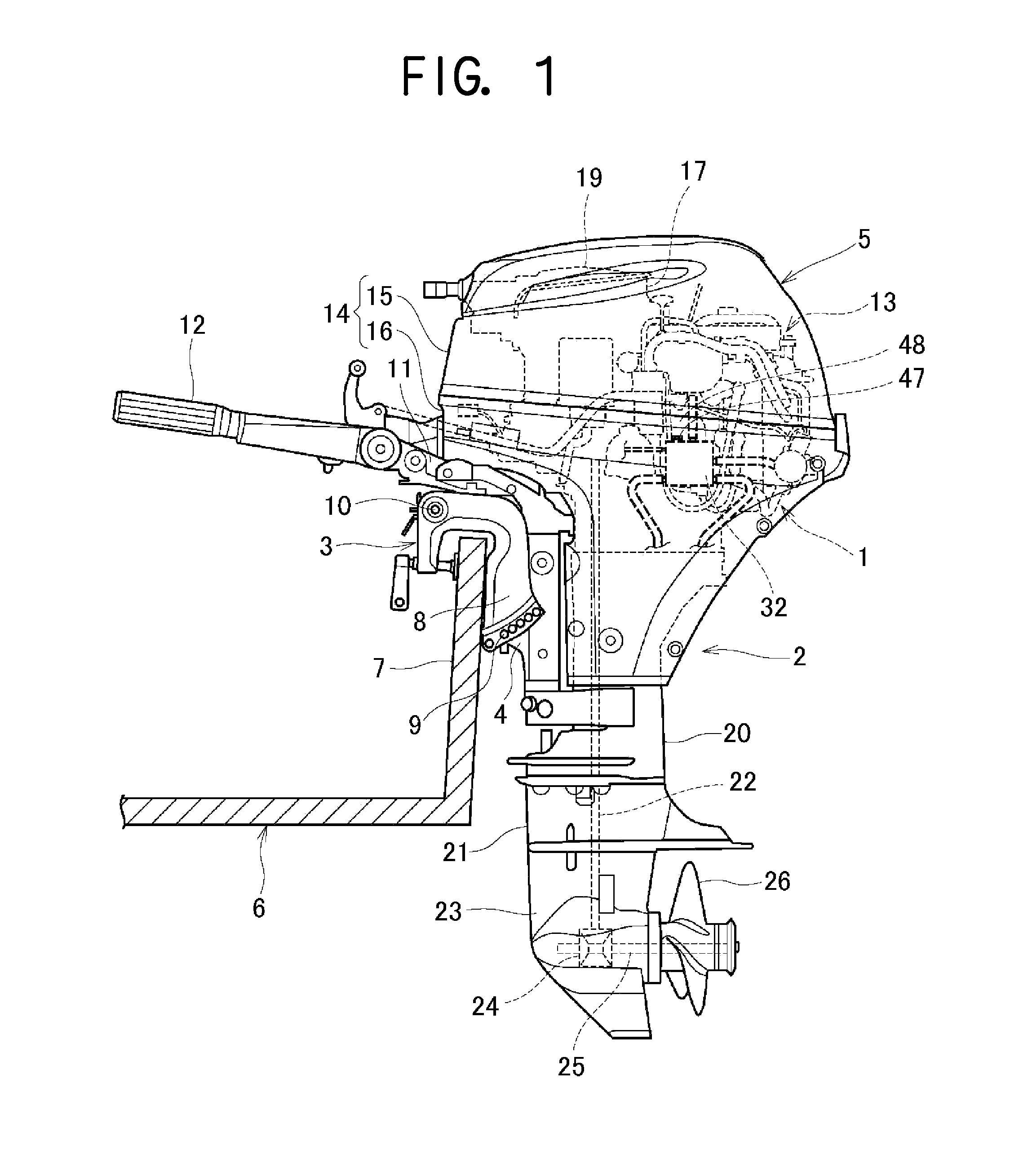 Fuel supply system of outboard motor