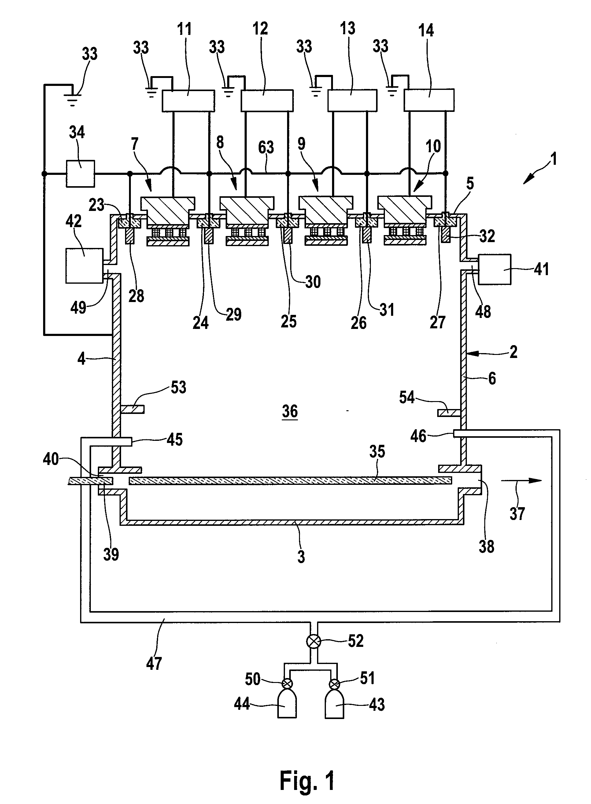 Apparatus for treating a substrate