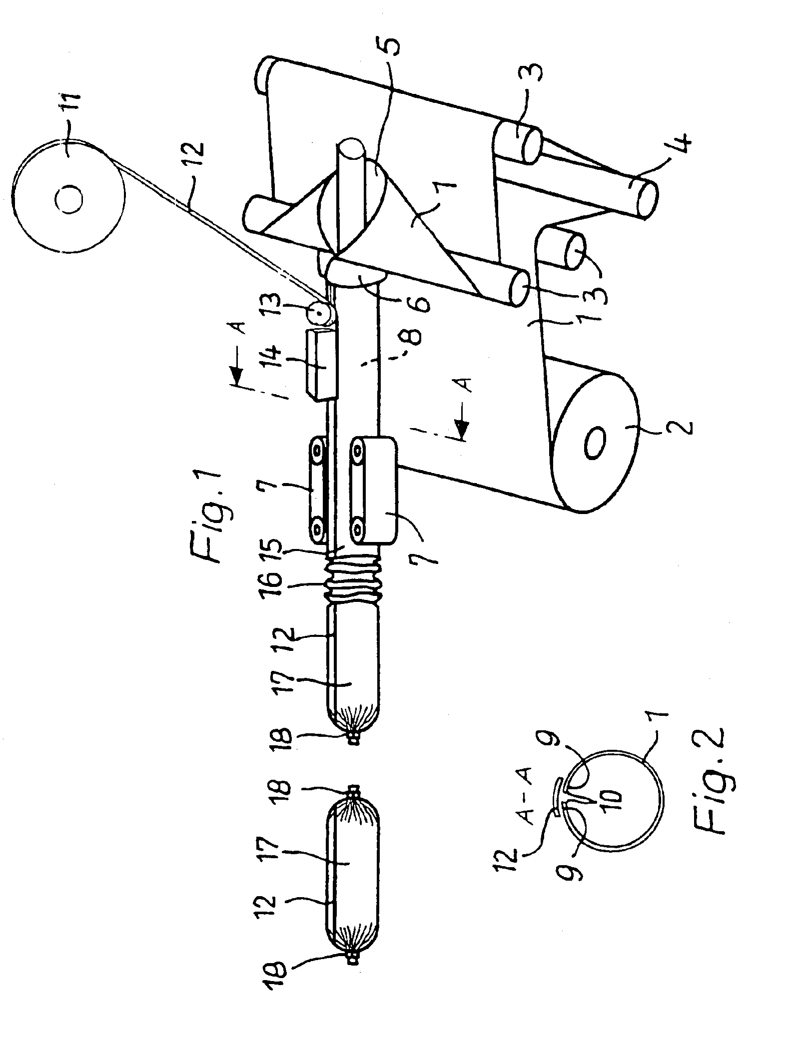 Method for producing a casing