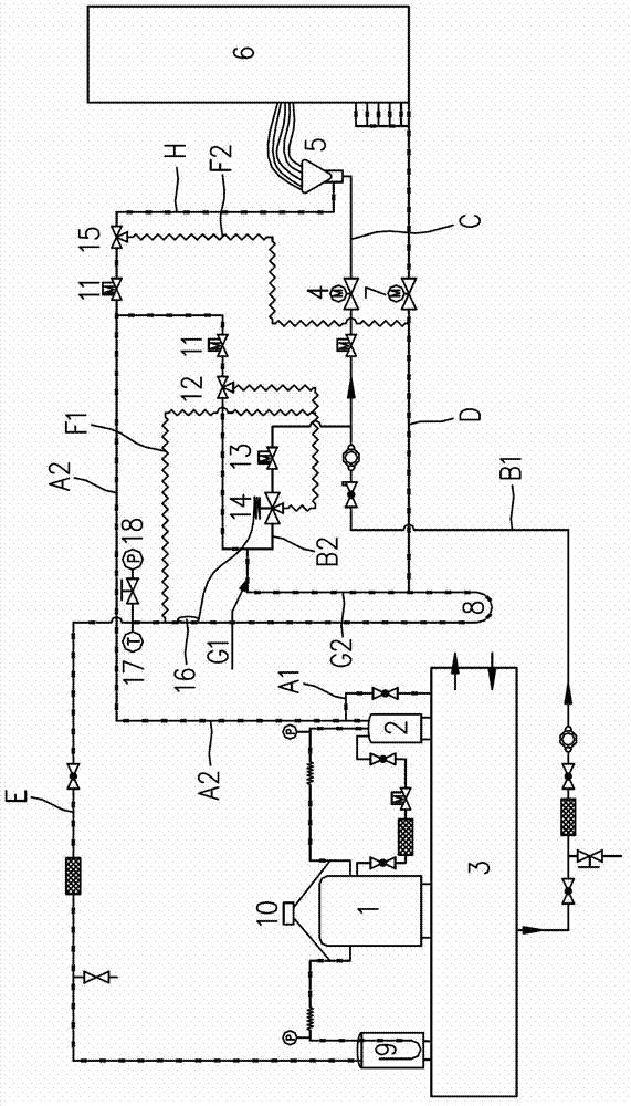 Self-adaptation variable volume refrigeration system