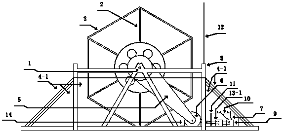 A new type of rotating plate resistance type high-efficiency power generation device