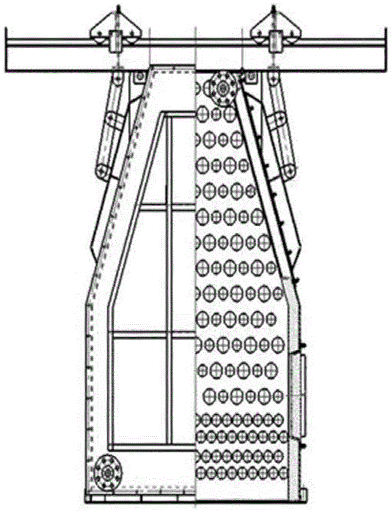 A method for cleaning ash and slag on convection section fins of steam injection boiler