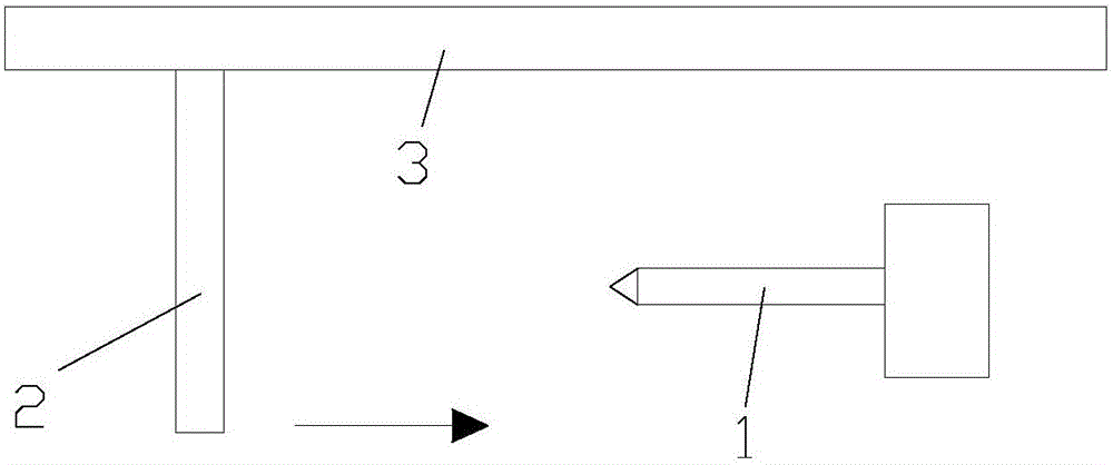 Knife hitting plate wear automatic compensating method of contact type knife damage detection system