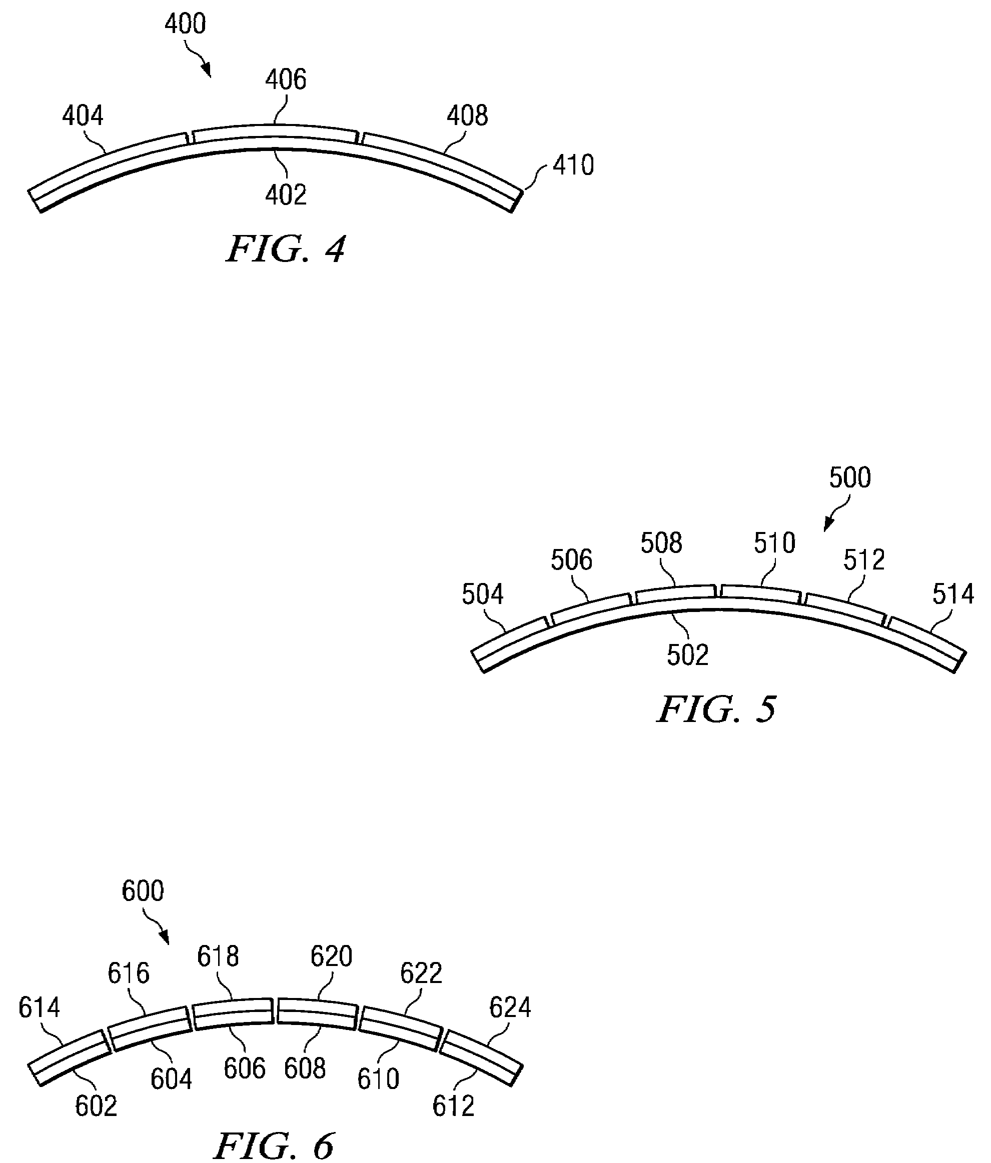 Curved focal plane receiver for concentrating light in a photovoltaic system