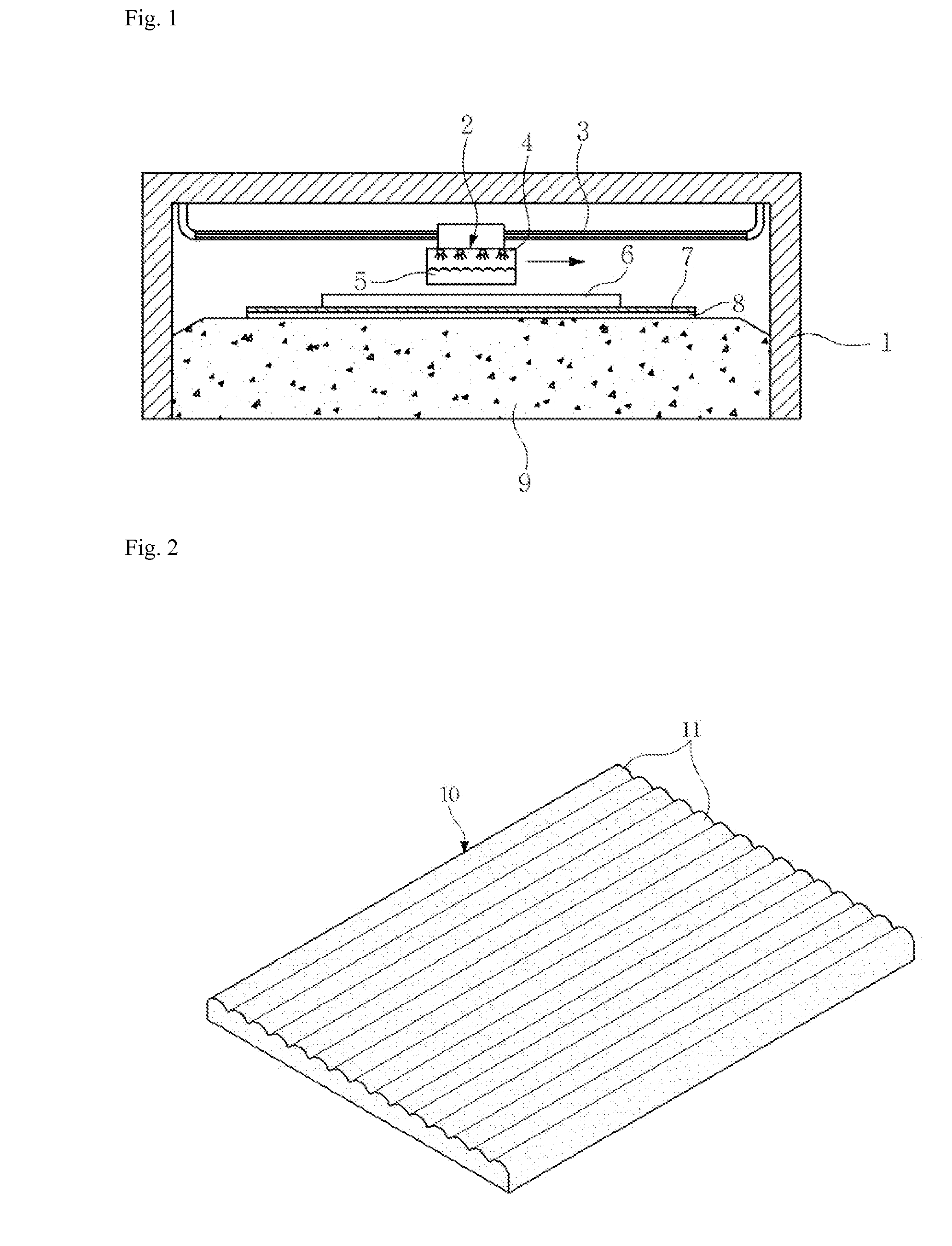 Linear light source generating device, exposure having linear light source generating device, and lenticular system used for linear light source generating device