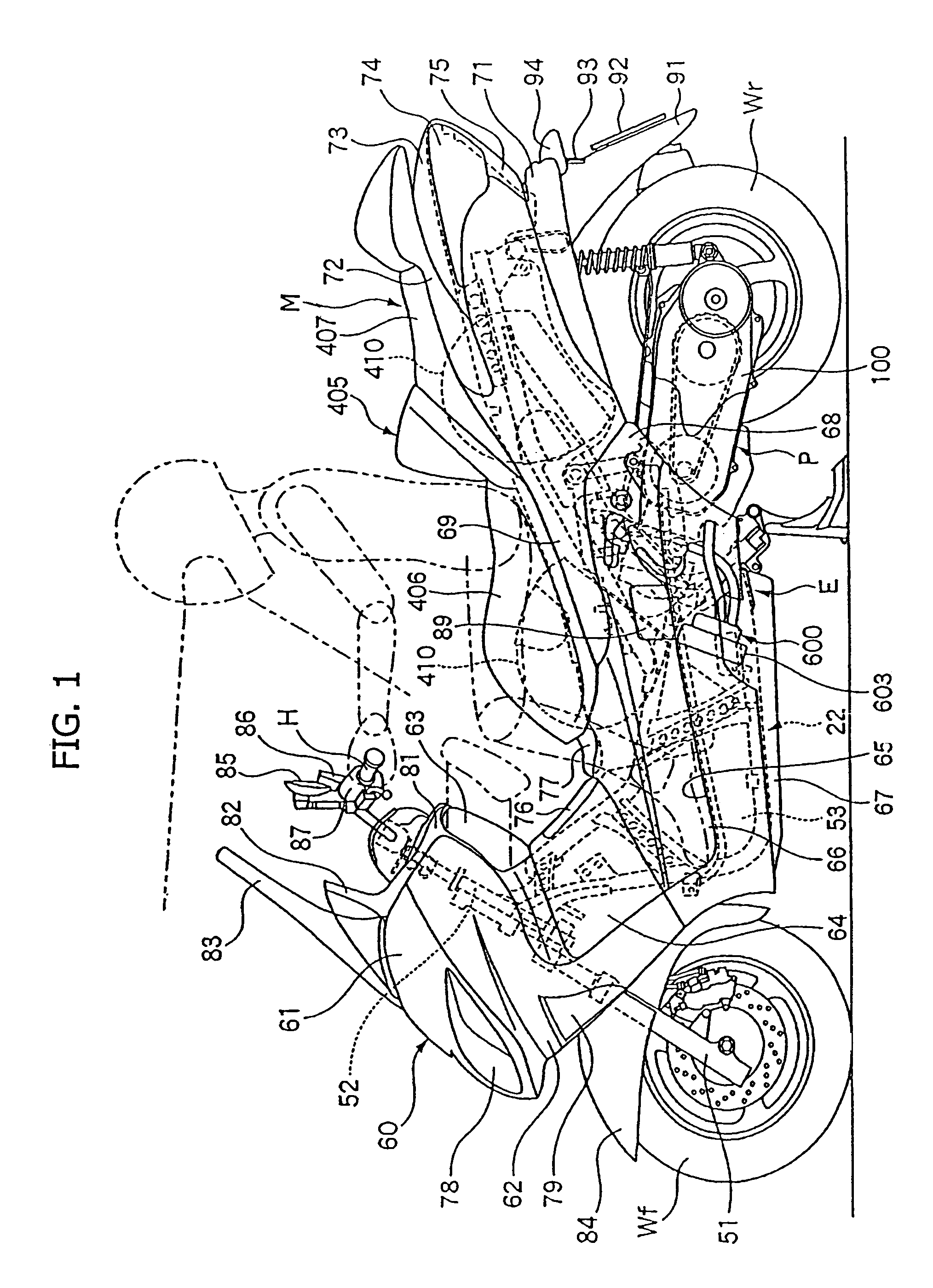 Engine cooling structure, and engine incorporating same
