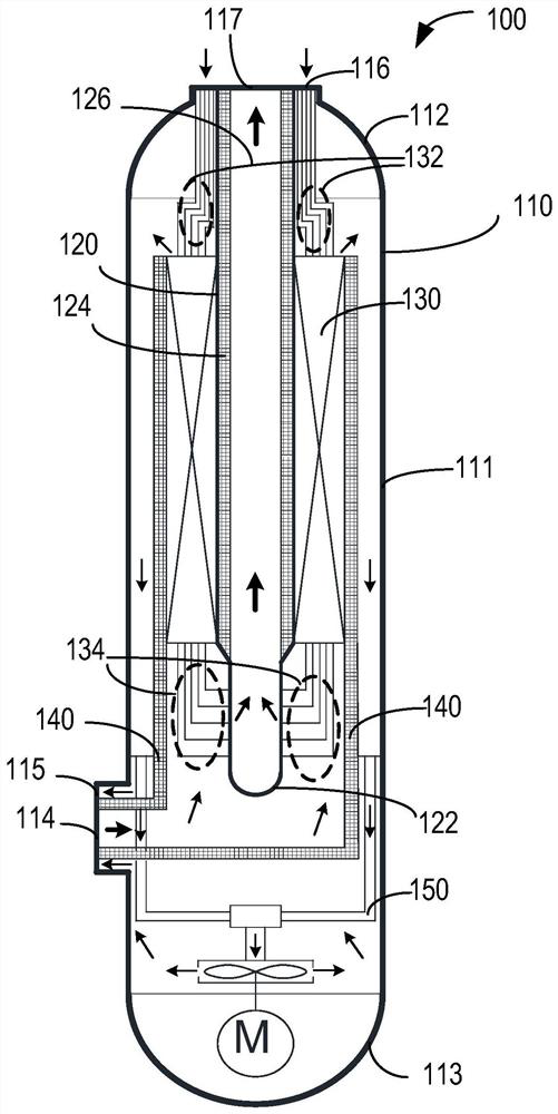 Intermediate heat exchanger for high-temperature gas cooled reactor