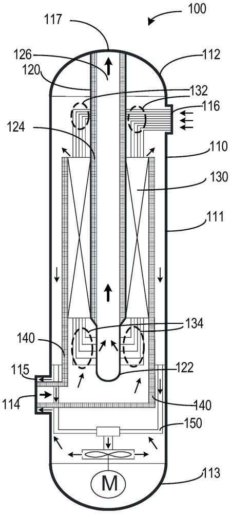 Intermediate heat exchanger for high-temperature gas cooled reactor