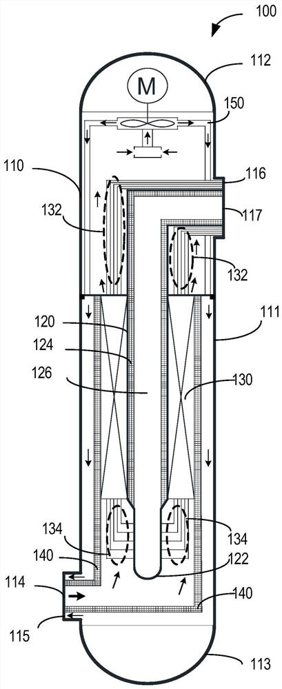 Intermediate heat exchanger for high-temperature gas cooled reactor