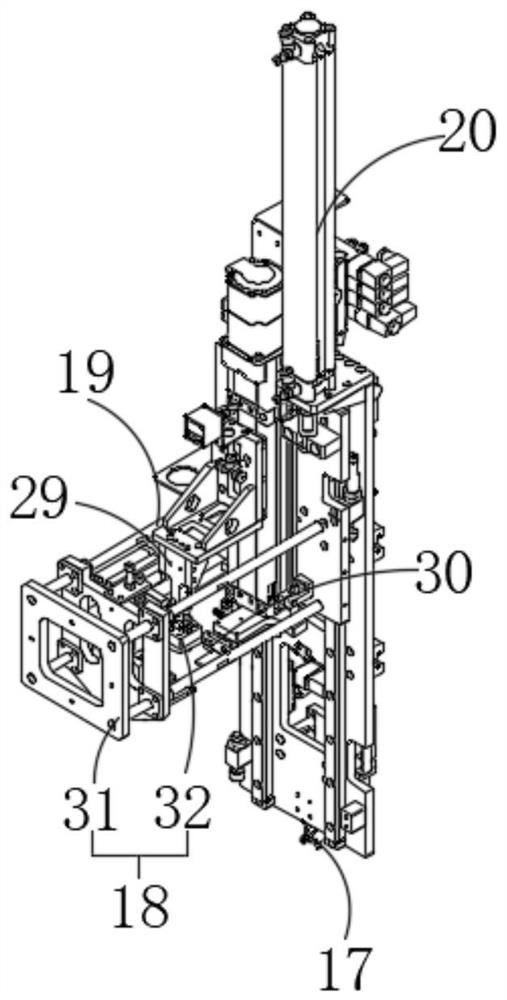 Mechanism for automatically cutting and attaching small materials and automatically pasting bar codes