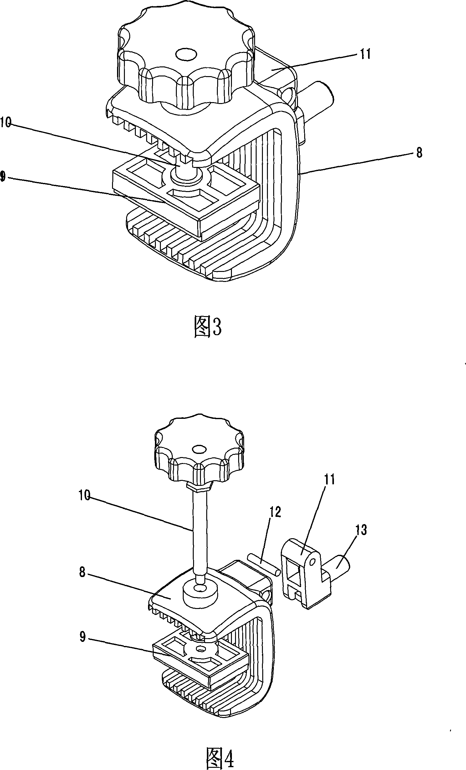 Wheeled swinging device