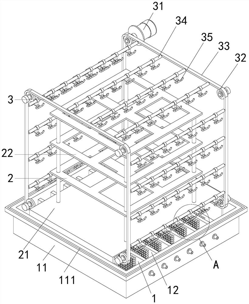 Disinfection device for obstetric nursing utensils