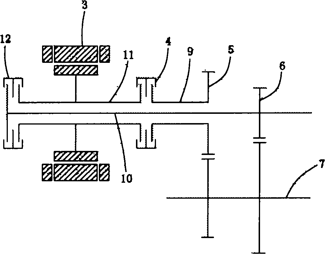 Electrically-driven speed change device for vehicles