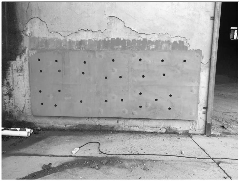 Minimally invasive method external wall insulation repairing process